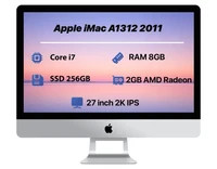 Apple iMac A1312 27″ 2K 2011 | i7-RAM 8GB-SSD 256GB-VGA 2GB استوک شو روم بدون کارکرد 6 ماه ضمانت تعمیراتی